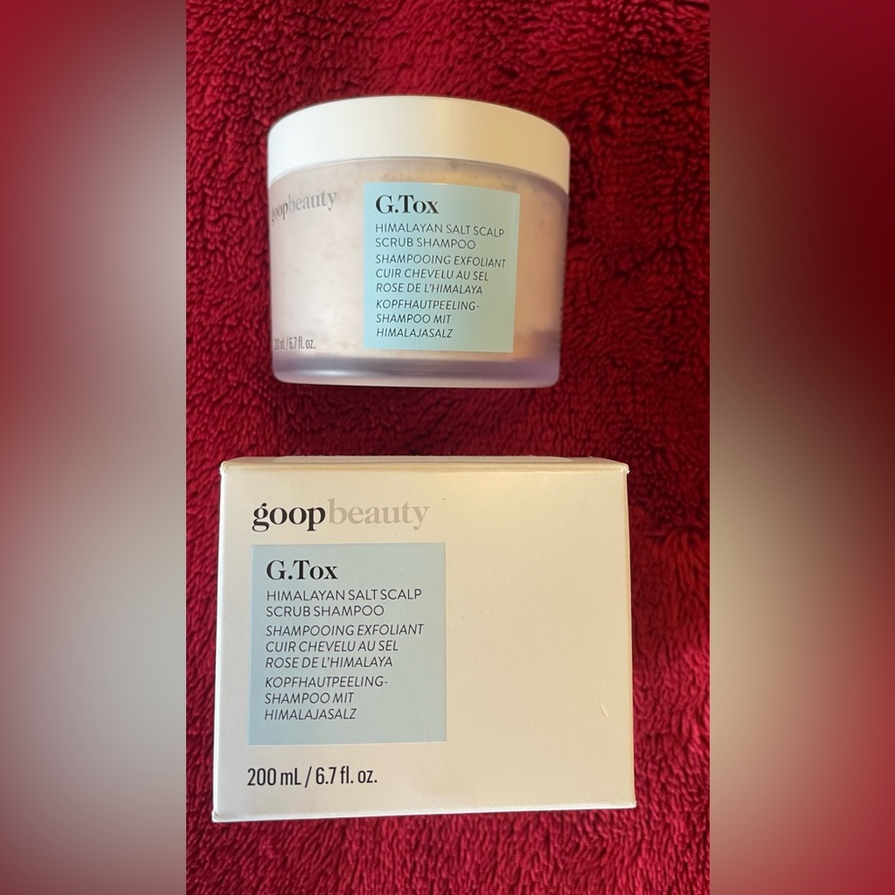 Goop Himalayan salt scalp scrub shampoo